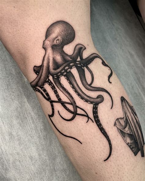 geometric octopus tattoo|110 Attractive Octopus Tattoo Designs To Ink Now